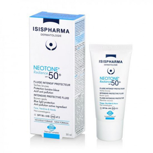 Crema depigmentanta cu fotoprotectie NeoTone Radiance SPF 50 30 ml Isispharma
