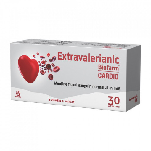 Extravalerianic Cardio 30 capsule moi Biofarm