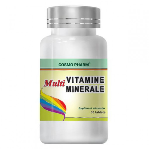 Multiminerale Multivitamine 30 Tablete Cosmopharm