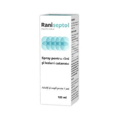 Spray pentru rani si leziuni cutanate Raniseptol 125 ml Zdrovit