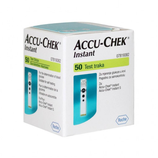 Teste glucometru - Accu-Chek Instant 50 bucati Roche