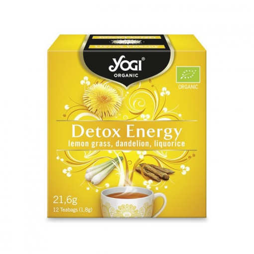 Ceai Bio Detox Energy 12 plicuri Yogi Tea