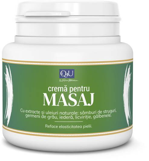 Crema pentru masaj Q4U 500 ml Tis Farmaceutic
