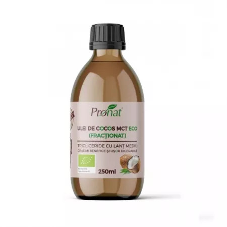 Ulei de cocos MTC BIO 250 ml Pronat