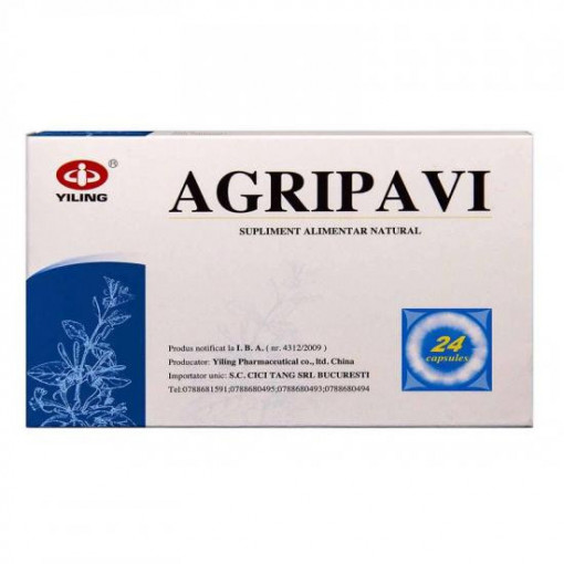 Agripavi 24 capsule Yilling Pharmaceutical