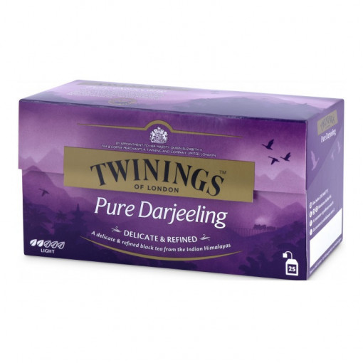 Ceai negru Darjeeling 25 plicuri x 2 g Twinings