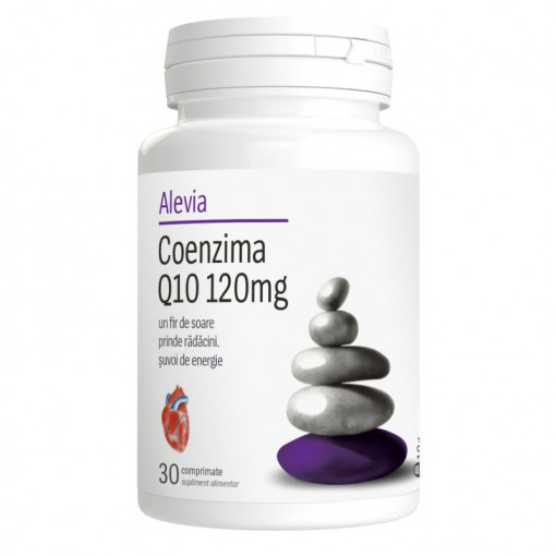 Coenzima Q10 120 mg 30 comprimate Alevia