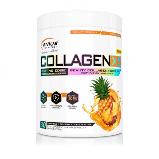 Collagen-X5 Pineapple Juice 360 g Genius Nutrition