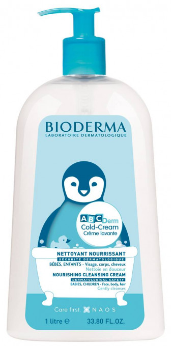 Crema de spalare ABCDerm Cold Cream 1000 ml Bioderma