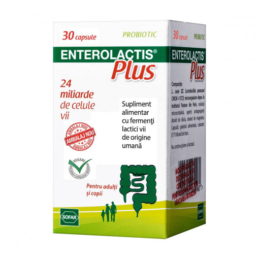 Enterolactis Plus 30 capsule Sofar