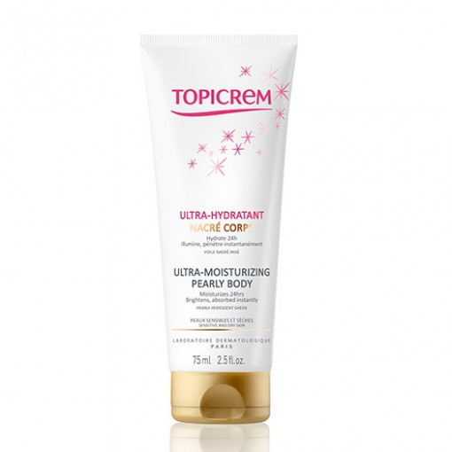 Lapte corp ultra hidratant Pearly Topicrem 75 ml NIGY