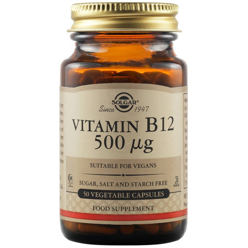 Vitamina B12 500 mcg 50 capsule Solgar