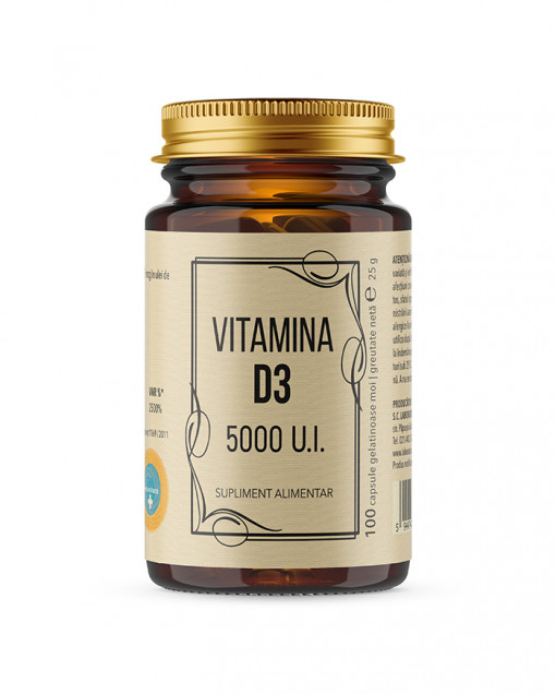 Vitamina D3 5000UI 100 capsule Remedia