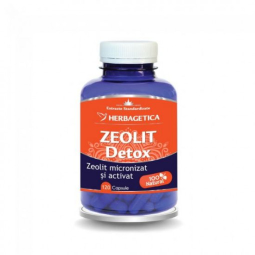 Zeolit Detox 120 capsule Herbagetica