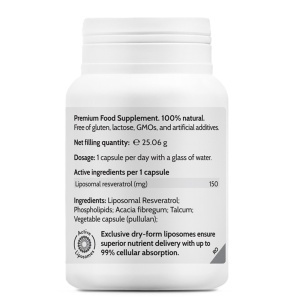 Liposomal Resveratrol Ultra, 45 capsule, Novo Biomedics - Img 3