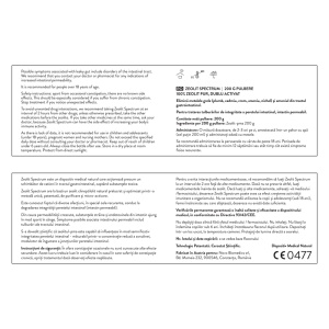 Zeolit Spectrum 200 g Novo Biomedics