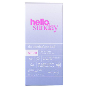 Cremă de Față Hello Sunday The One That's Got it All Sun Primer SPF 50 (50 ml)