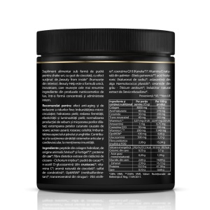 Ultra-Complex 9-in-1 Collagen Formula cu aroma de ciocolata Beauty Help 300 g Zenyth - Img 3