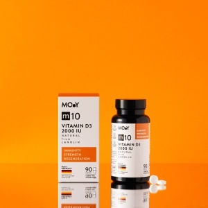 Vitamina D3 m10 2000 IU 90 tablete Molecules of Youth - Img 2
