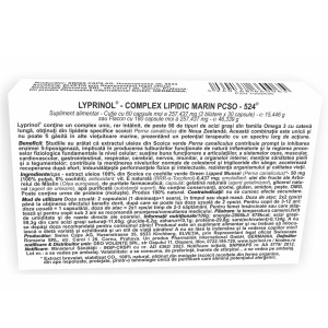 Complex lipidic marin Lyprinol 60 capsule Pharmalink - Img 4