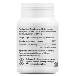 Liposomal Chromium Balance 45 capsule Novo Biomedics - Img 3