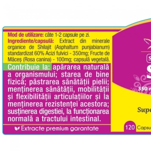 Super Shilajit Mumio 120 capsule Herbagetica - Img 2