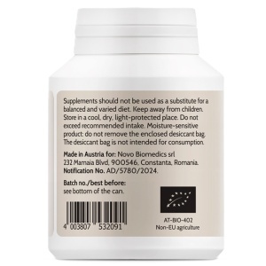 Extract de ciuperci bio Cordyceps, 60 capsule, Novo Biomedics - Img 2