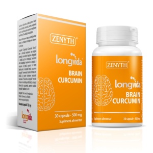 Longvida Brain Curcumin 500 mg 30 capsule Zenyth - Img 3