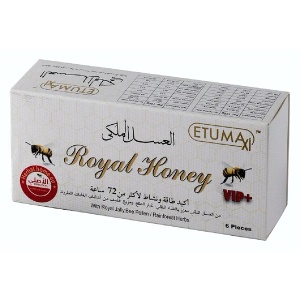 Royal Honey, miere afrodisiac pentru potenta, Cutie plicuri 6 buc x 10 gr - Img 2
