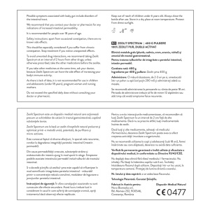 Zeolit Spectrum 400 g Novo Biomedics