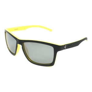 Ochelari de soare Polaroid PLD 7009/S ZAU/JB, Bărbați, Negru/Galben, Rectangulari