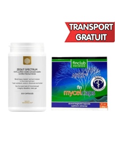 Pachet Detox & Imunitate – Zeolit Spectrum 200 cp + Mycelcaps AHCC Finclub 80 cp