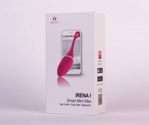 Vibrator Mini stimulare clitoris, aplicatie Telefon Realov Realov Irena Smart Egg 3.3 cm grosime