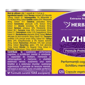 Alzheimed 120 capsule Herbagetica - Img 2