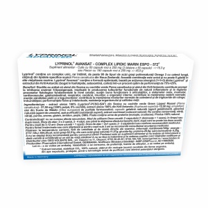 Complex lipidic marin Lyprinol Avansat 60 capsule Pharmalink
