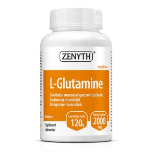 L-glutamina pulbere 120 g Zenyth