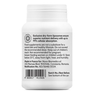 Liposomal Iron Bisglycinate, 45 capsule, Novo Biomedics - Img 2