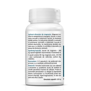 Magnesium Taurate Zenyth 30 capsule – Suport Cardiovascular și Nervos - Img 2