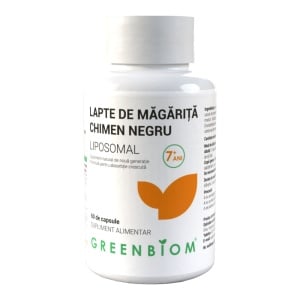 Supliment imunitate si cai respiratorii cu lapte de magarita, chimen negru si laptisor de matca – formula liposomala, copii si adulti