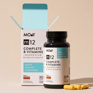 Complete B Vitamins + Magnesium Bisglycinate m12 30 capsule Molecules of Youth - Img 1