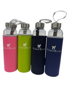 STICLA BOROSILICATĂ CU INFUZOR + HUSA CADOU - Img 2