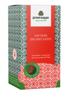 Green Sugar îndulcitor natural 200 stickuri x 4g Remedia
