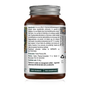 Luteina si Zeaxantina 60 capsule vegetale Hyllan Pharma - Img 3