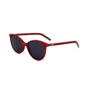 Ochelari de soare Levi's LV 1031/S/N LHF, Damă, Roșu Burgundy, Cat Eye - Img 2