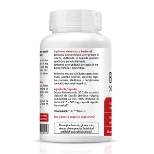 Pachet Berberina 500 mg 60 capsule + Otet din cidru de mere 60 capsule Zenyth