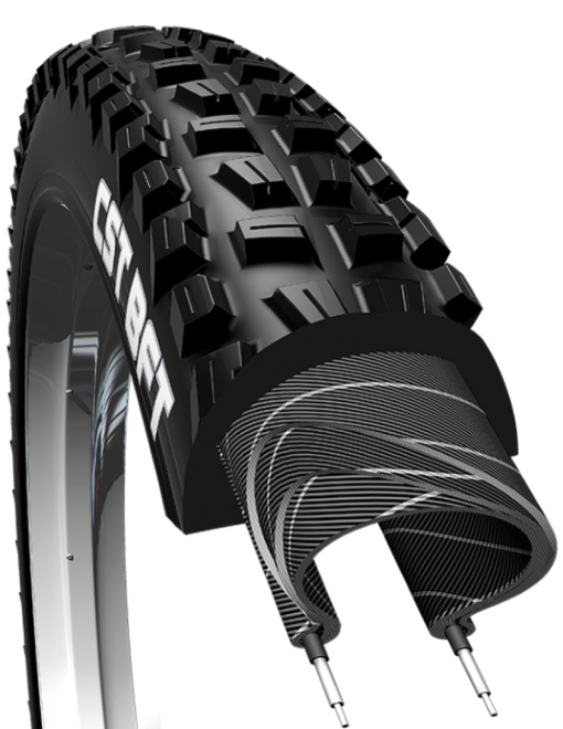 Anvelopa CST 20x4.00 (100-406) Negru BFT C1752 Rigid