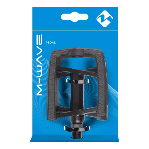 Pedale Aluminiu M-WAVE "STEADY FLAT 2 AL" EPB Negru