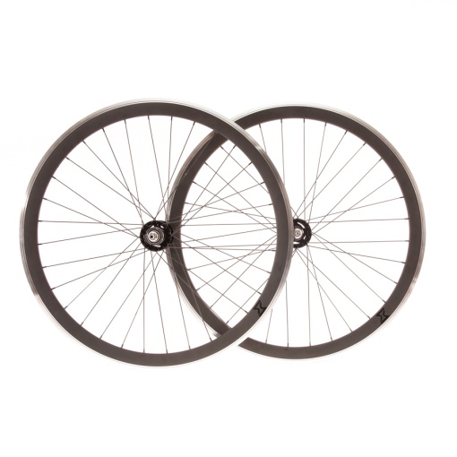 Set Roti Single Speed/Fixie SXT 700-32H 40 mm Negru