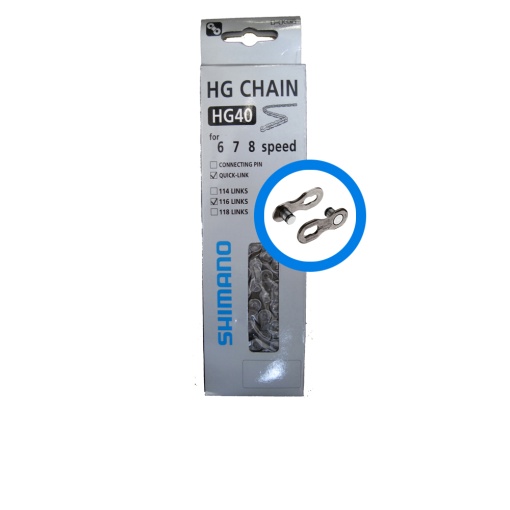 Lant SHIMANO HG40 6/7/8 Viteze 116 Zale