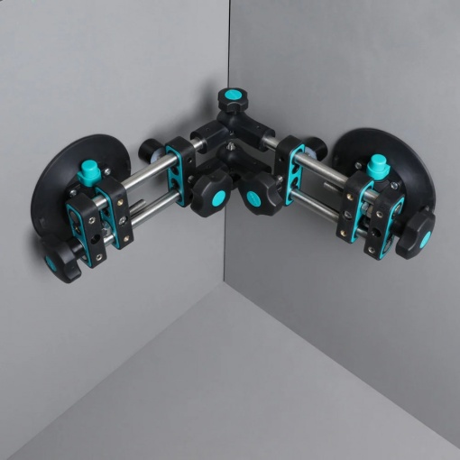 Sistem de fixare si ajustare multi-unghi, cu 2 ventuze cu vaccum pt. placi ceramice - BIHUI-LFTFV6